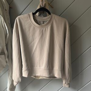 lululemon athletica Cream Sweatshirt